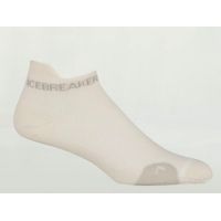 Icebreaker Run Ultralite Micro Sock Clearance - Women's-White/Silver/White-Medium