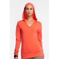 Icebreaker Vista Long Sleeve Hood Clearance - Women's-Azalea-X-Small