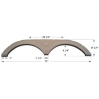 Icon Dem Axle Fender Skirt Fs1705 For Keystone