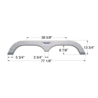 Icon Tandem Axle Fender Skirt Fs720 For Fleetwood