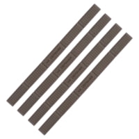 IMI Defense Polymer KEY-MOD Rail Cover - Pack of 4