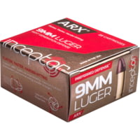 Inceptor Ammunition 9mm Luger 65 Grain Jacketed Hollow Point Centerfire Pistol Ammunition