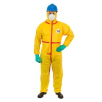 International Enviroguard ChemSplash 1 Coverall with Hood, 6 Pack