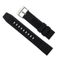 Isobrite Black Rubber Watch Band