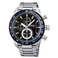 J. Springs Center Chronograph Mens Watch w/ Stopwatch Buttons