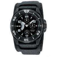 J. Springs Retrograde Mens Watch, Leather Band