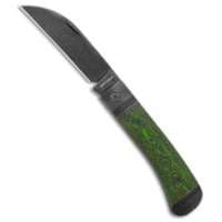 Jack Wolf Knives Venom Jack 2 Slip Joint Knife Toxic Green CamoCarbon 3 Black A09F6C44