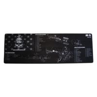 JE Machine Tech Long Gun Cleaning Mat with AR-15 Imprint