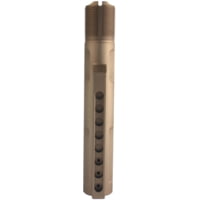 JE Machine Tech AR15/M4 .223 MIL-SPEC Adjustable 8 Position 3 Drain Hole Short Contour Machining Fluted Buffer Tube