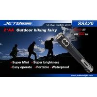 JETBeam SSA20 2AA 300 Lumens Dual Switch LED Flashlight