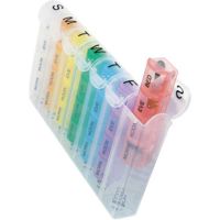 JOBAR PopUp Weekly Pill Organizer