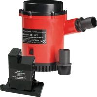 Johnson Pump HD Bilge Pump 2200 GPH, w/EM Switch, 12V
