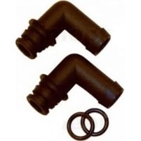 Johnson Pump KlickTite Port Conn, 90deg 3/4in Hose