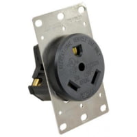 JR Products 30 Amp Receptacle with Mounting