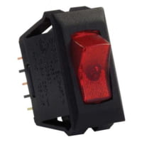 JR Products Illuminated 12V On/Off Switch /Black