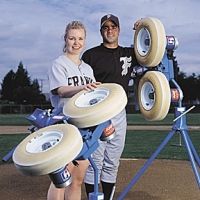 JUGS Combo Pitching Machine for Baseball, Softball, Tennis