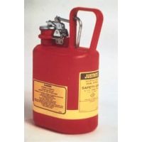 Justrite Type I Nonmetallic Safety Cans, Justrite 14160 Cans With Stainless Steel Fittings