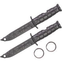 Ka-bar Knives Ka-bar Emergency Whistle 2-pk W/ Nickel Plated Key Rings