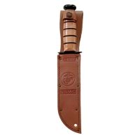 KA-BAR Brown Full Size Leather USMC Knife Sheath