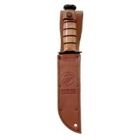 KA-BAR Brown Short Leather USMC Knife Sheath