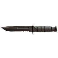 KA-BAR Knives Shorty USMC Fixed Blade w/Leather Sheath