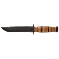 KA-BAR Knives Fighting-Utility Fixed Blade w/ Brown Leather Sheath