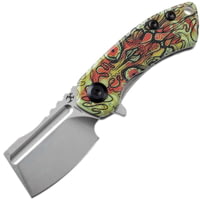 Kansept Knives Mini Korvid with Undead Pr 1.50 in 154CM Stainless Steel Folding Knife