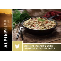 Katadyn Grilled Chicken with Spinach Alfredo Pasta Alpine Aire Foods