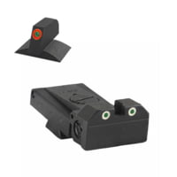 Kensight Bomar BMCS Beveled Blade Adjustable Target 1911 Rear Night Sight Set w/Deep Sight Notch