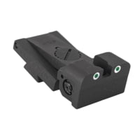 Kensight Bomar BMCS Tritium Adjustable Rear Night Sight w/Arctic White Outlines