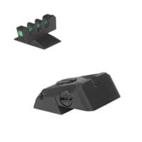 Kensight DAS Serrated Blade Fiber Optic Adjustable Rear 1911 Sight