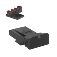Kensight 1911 LPA Rounded Blade Sight Set w/0.200in Tall Fiber Optic Flat Front Sight w/Flat Ramped Front Sight
