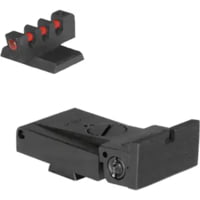 Kensight 1911 LPA Squared Blade Sight Set w/0.200in Tall Fiber Optic Flat Front Sight w/Flat Ramped Front Sight