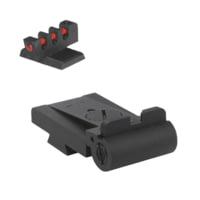 Kensight Rollo 1911 Low-Profile Fiber Optic Flat Base Adjustable Combat Sight Set