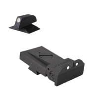 Kensight Ruger SR1911 Adjustable Contoured Base Arctic White Dot Sight Set