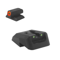 Kensight Springfield Tritium Rear Recessed Blade w/0.200in Tall Tritium Contoured Base Front