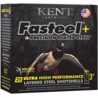 Kent Cartridge Fasteel+ Precision Plated Steel 20 Gauge 1 oz 3'' 2x4 Shotgun Ammunition