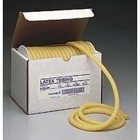 Kent Elastomer Amber Latex Rubber Tubing 812 50' Coil Length, Pack of 50