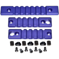 Kexuan 3 Piece Picatinny Rail Section Kit for M-LOK Style 2x5 Slots