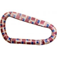 KeyGear Snappy Carabiner, Stars and Stripes 50-KEY0185