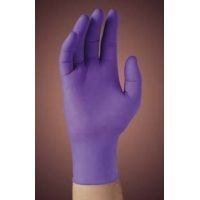 Kimberly Clark MICROGRIP PURPLE NITRILE Poly-Coated Powder-Free Gloves 40101-348, Pack of 100