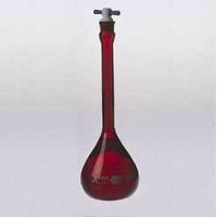 Kimble/Kontes KIMAX Volumetric Flasks with [ST] PTFE Stopper, RAY-SORB, Class A, Kimble Chase 28016 10