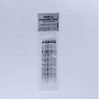 Kimble/Kontes Shorty Disposable Serological Pipets, Glass, Sterile, Plugged, Kimble 72115 11100 Individually Wrapped, Case of 400