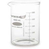 Kimble/Kontes Heavy-Duty Low-Form Beakers with Double-Capacity Scale, Borosilicate Glass VW14005 4000, Pack