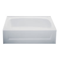 Kinro Composites Abs Bath Tub With Apron - 27in x 54in., Left Hand
