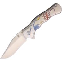 Kizer Cutlery Dorado Skully M390 Folding Knife