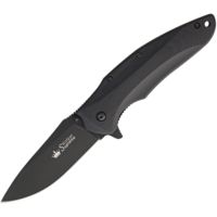 Kizlyar Zedd Linerlock Black Ti AUS-8 Folding Knife