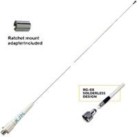 KJM VHF Antenna, 3ft Stainless Steel