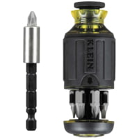 Klein Tools 8in1 Multi-Bit Adjustable Length Stubby Screwdriver