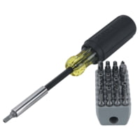 Klein Tools Magnetic Screwdriver w/32-Piece Tamperproof Bit Set